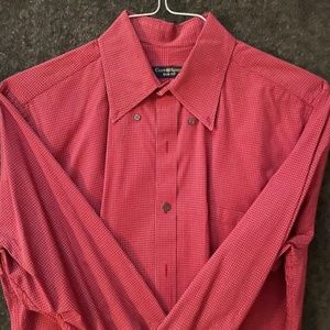 Slim Fit Red Mens Dress Shirt size 15.5